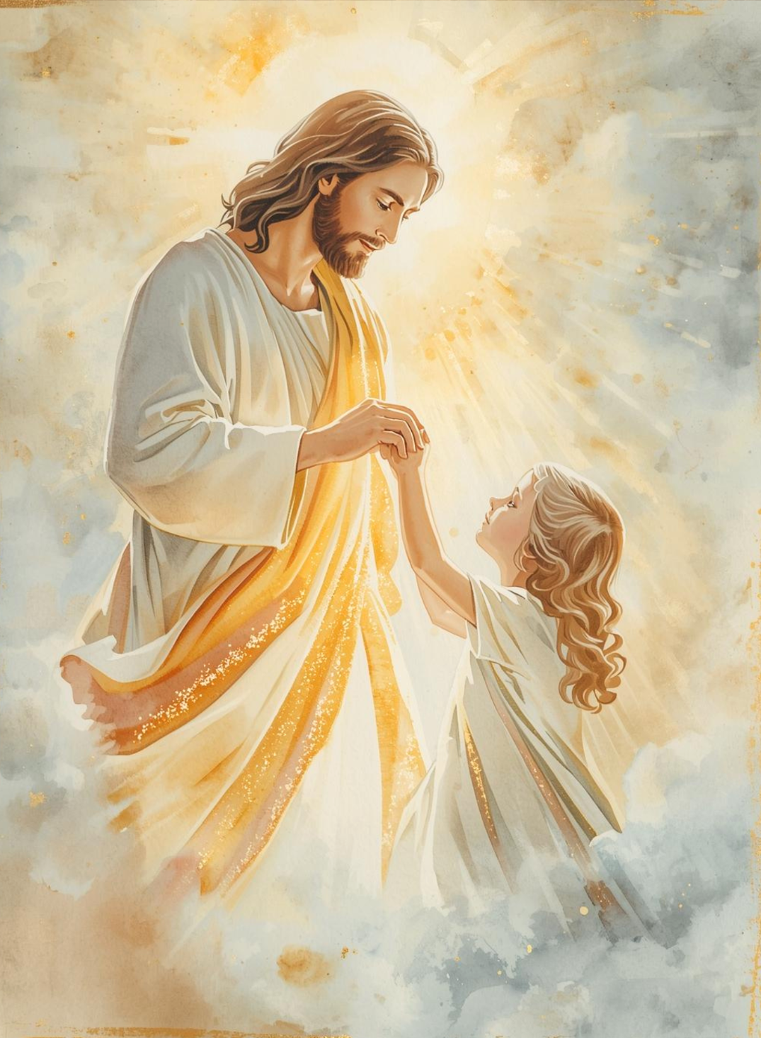 Tranh Chúa Giêsu và Trẻ Em